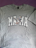 Pre-made Camo mama heat pressed Tshirt
