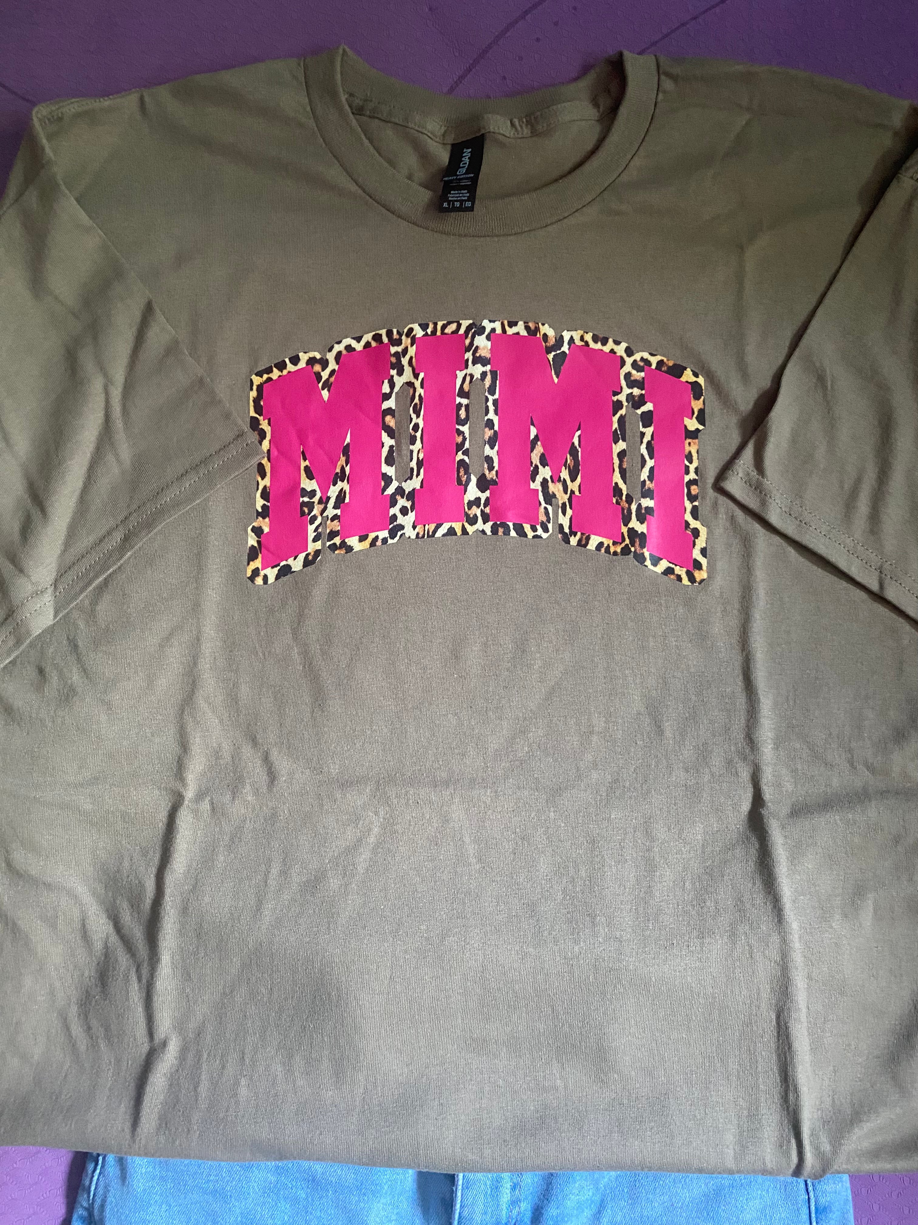 Pre-made Mimi heat pressed Tshirt