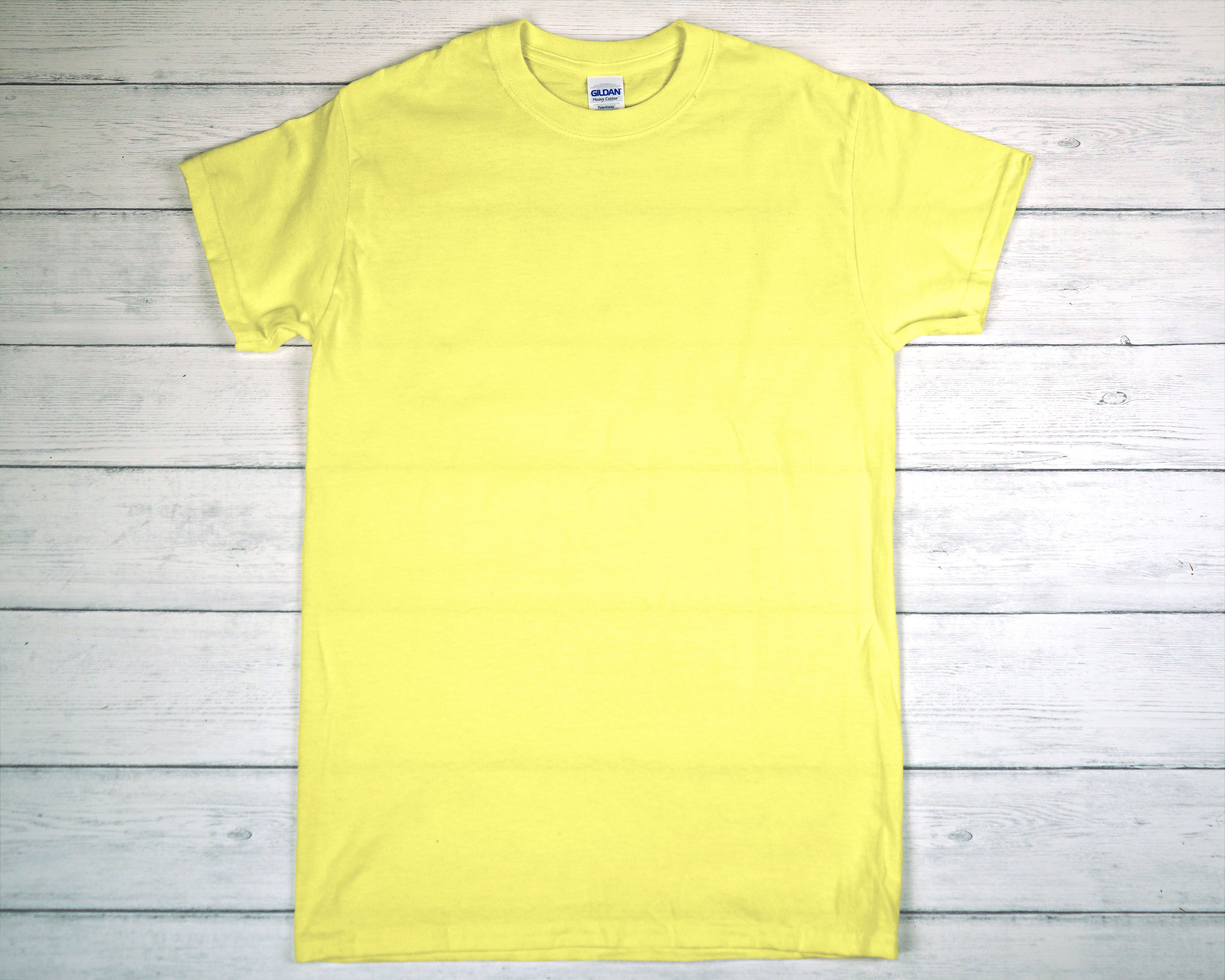 Yellow (Cornsilk) Gildan Tee