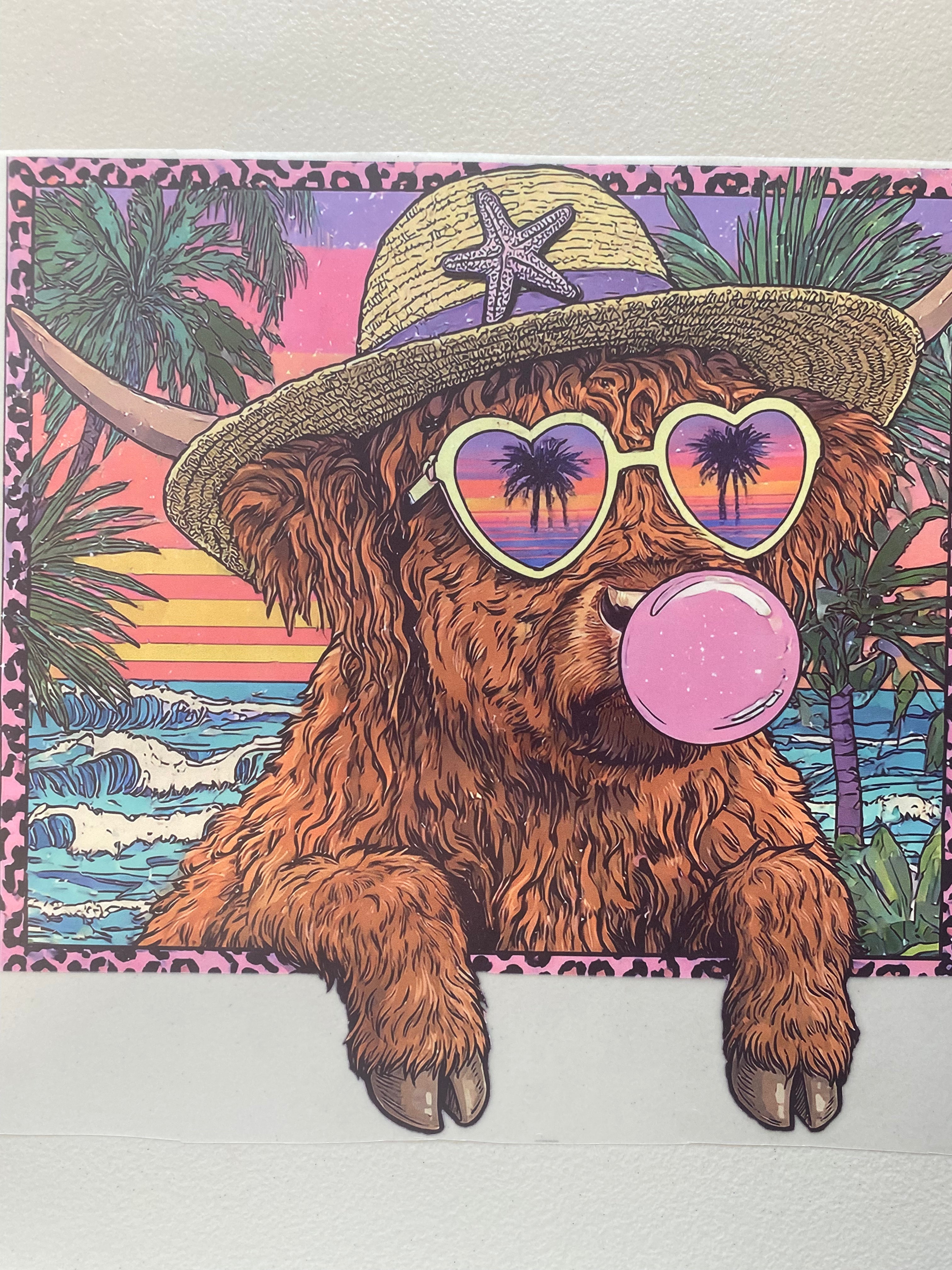 Hyland cow print for tee