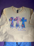 Pre-made He is risen pressed tshirt